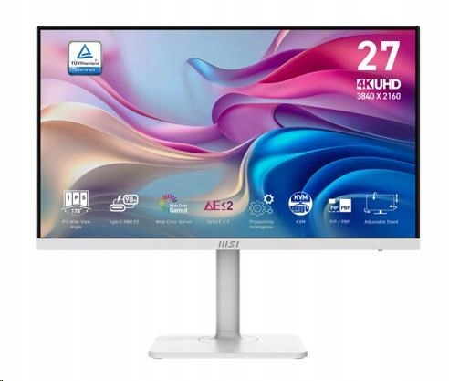 Msi LCD Modern MD272UPHW, 27", 3840x2160, Ips, 60Hz, 4ms, Vesa…