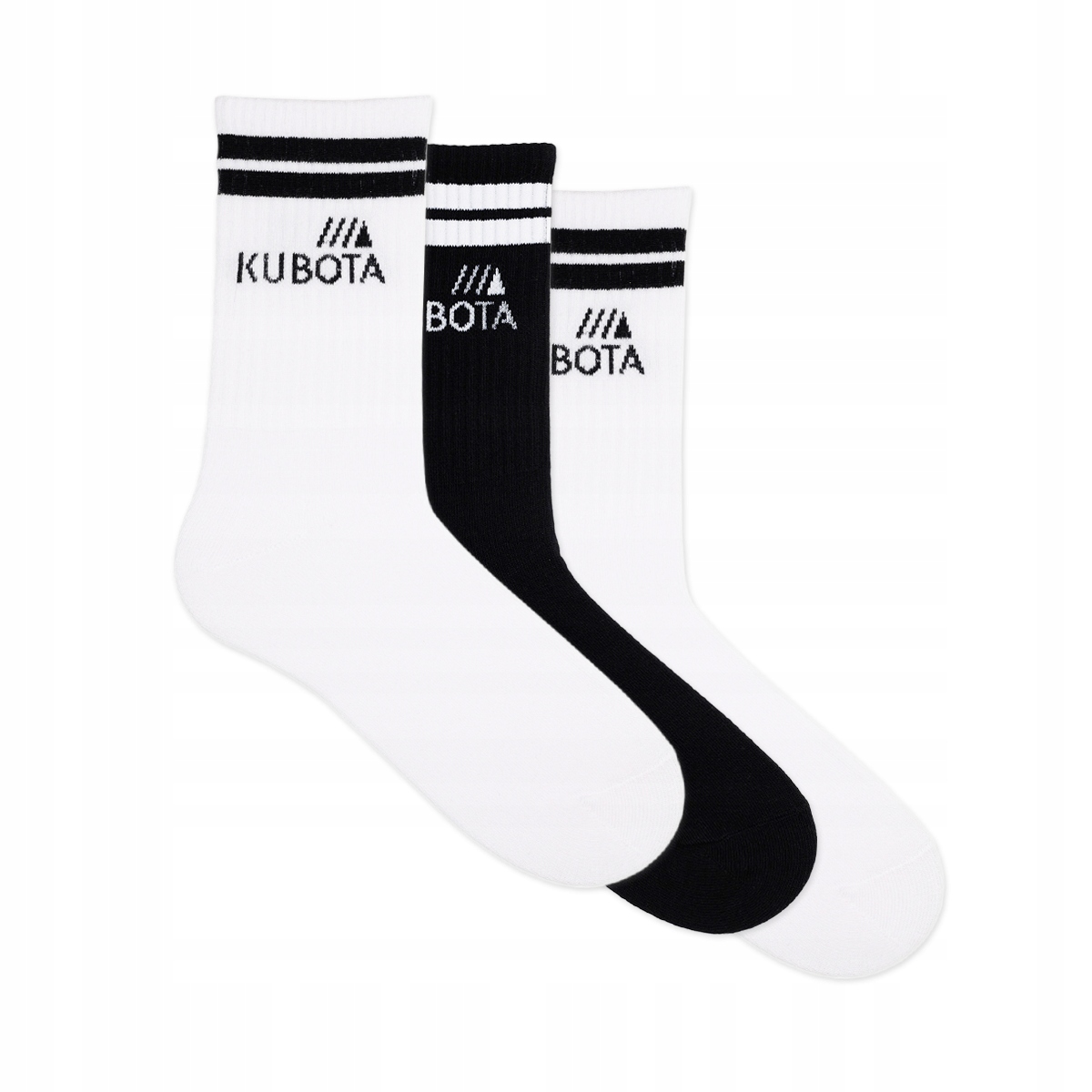 

3-pak Skarpety Kubota Sport Biało-czarne 36-40