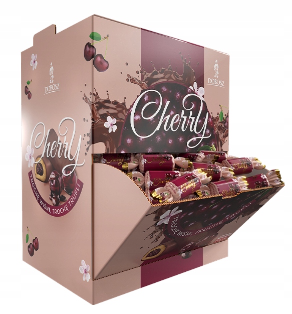 Dobosz Cukierki Cherry trufle z nadzieniem wiśniowym 3 Kg