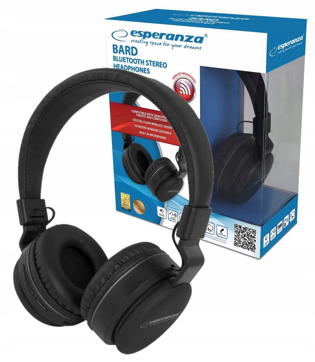 

Słuchawki Nauszne Bezprzewodowe Bluetooth Mikrofon