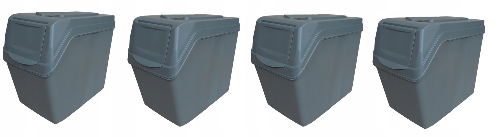 Levně Odpadkový koš plastový Prosperplast 80 l šedý