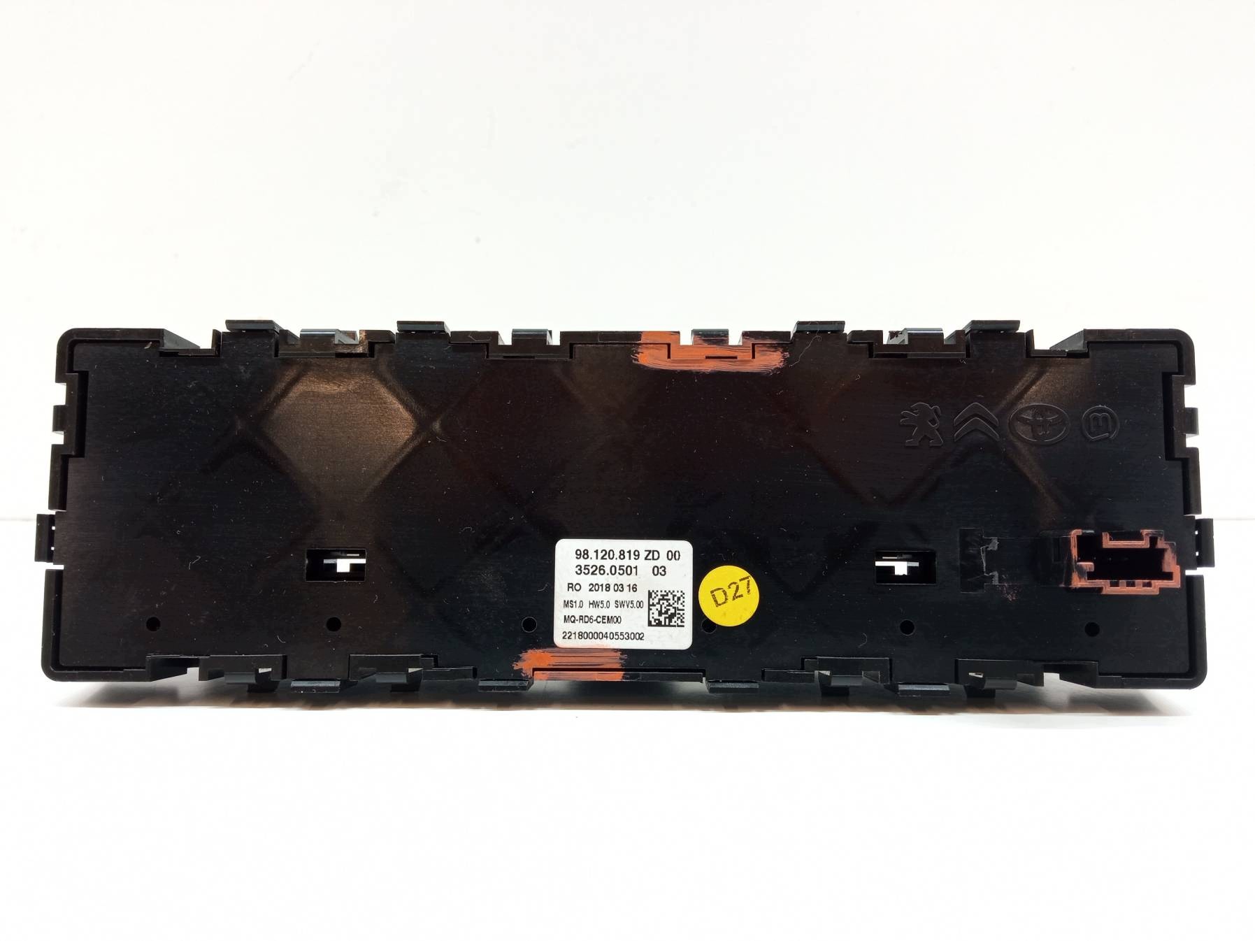 control panel RADIA 98120819ZD Toyota ProAce II (2016- )