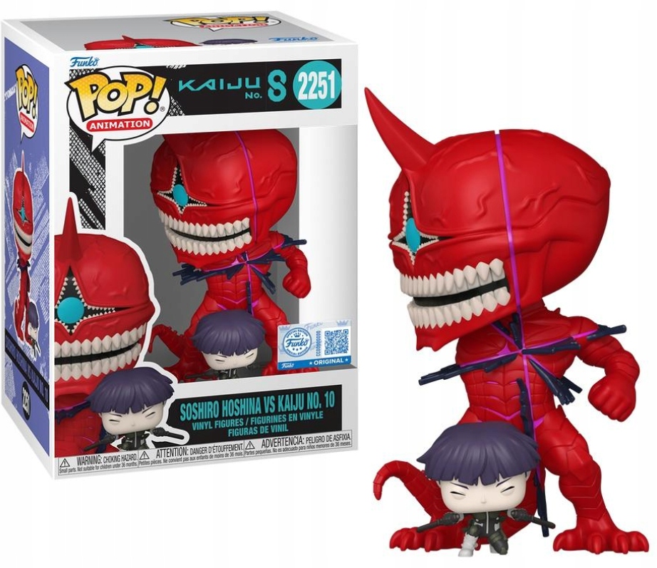 Funko Pop! Kaiju N0. 8 Pop & Buddy 2251 Hoshino & Kaiju No 10