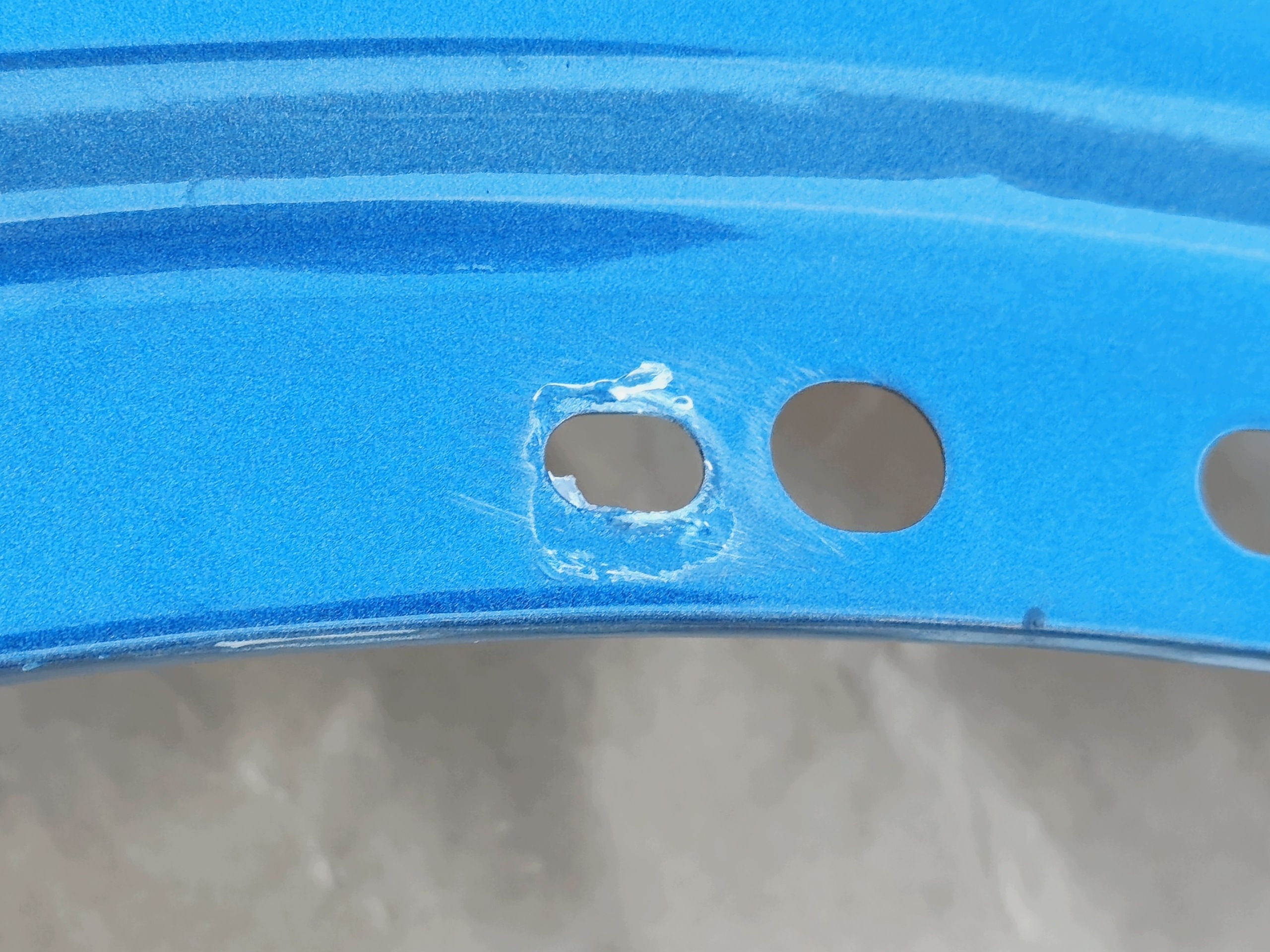 FORD KUGA MK2 LIFT 2016-2019 fender right front CHROME BLUE