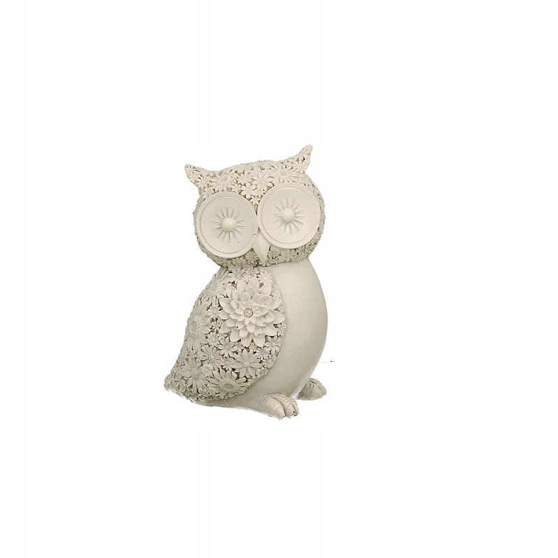 

Figurka Sowa ażurowa koronka 13 cm
