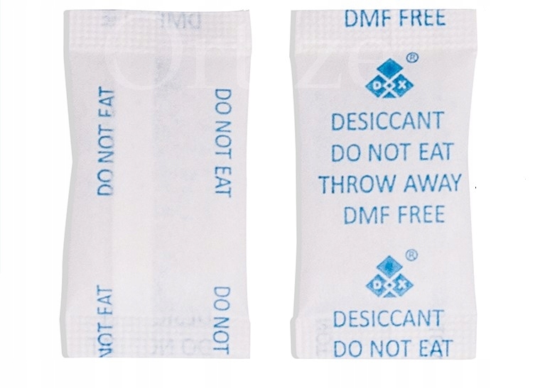 

Pochłaniacz wilgoci Silica Gel 100 x 1g Desiccant