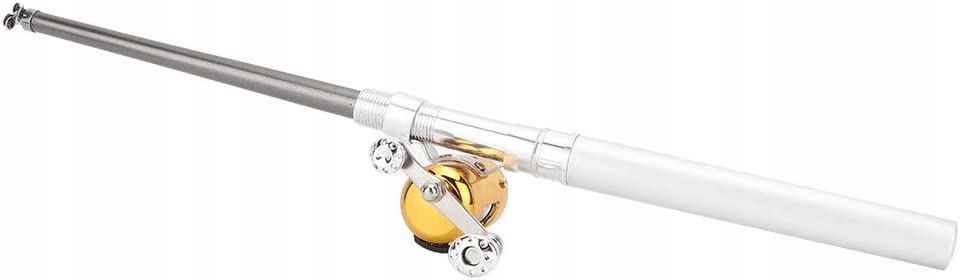 WĘDKA TELESKOPOWA TYPU DŁUGOPIS Z KOŁOWROTKIEM