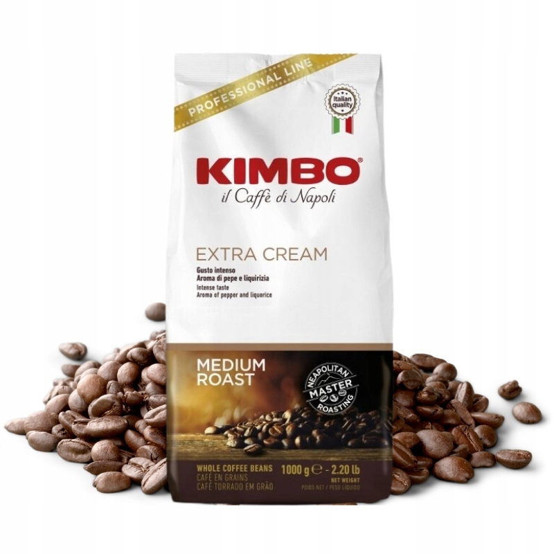 Levně Kimbo Extra Cream Káva 1 kg