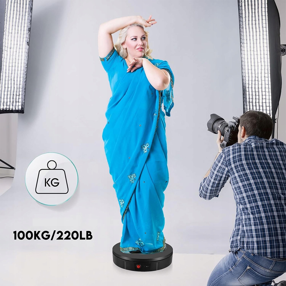 OBROTOWA PODSTAWKA STOJAK NA WYŚWIETLACZ DO FOTOGRAFII Z PILOTEM Producent Bedee