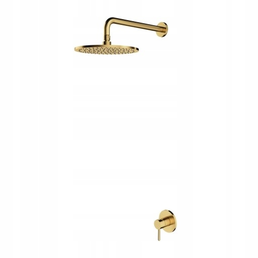 Podomietkový Sprchový Stĺp Mosadz Brúsená Sada Omnires