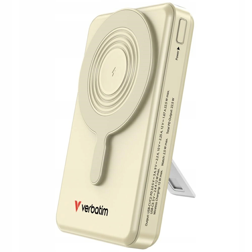 Powerbanka Verbatim Charge n Go 10000 mAh s podstavcem Magnetic Wireless