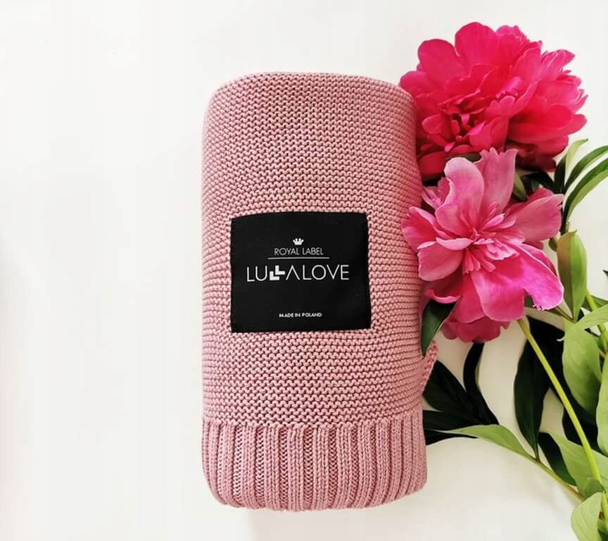 Lullalove Kocyk Bambusowy Piwonia Szerokość produktu 80 cm