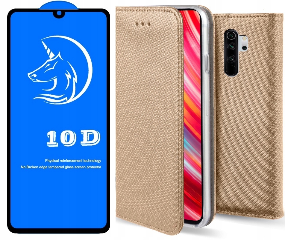 

Pokrowiec Etui futerał do Xiaomi Redmi 9 Szkło 10D