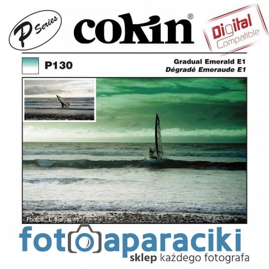 Filtr połówkowy Cokin P130 Gradual Emerald E1 Marka Cokin