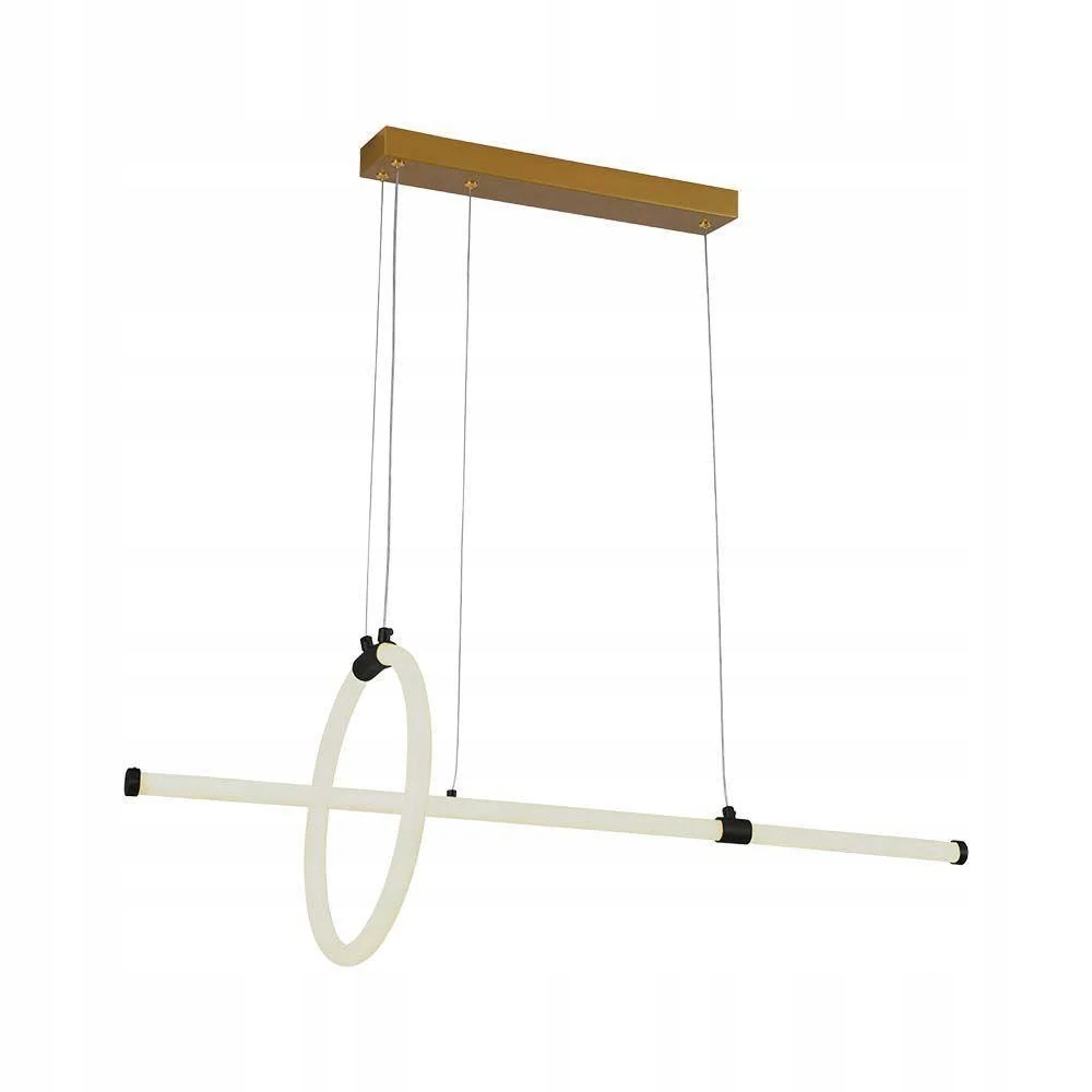 Led geometrická závesná lampa biela čierna teplá farba svetla V-tac