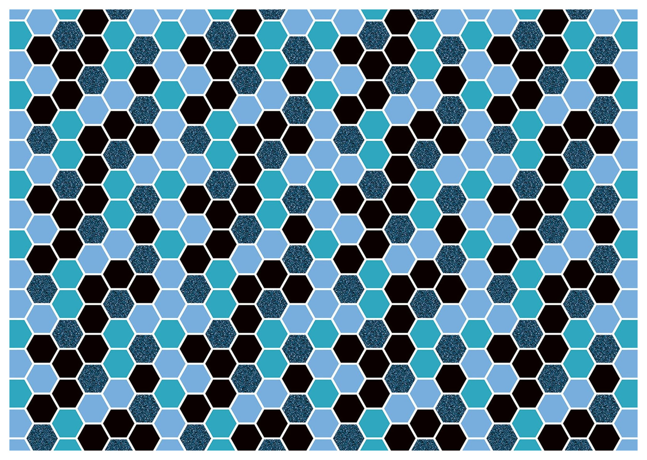 Fototapeta Geometrické šestiúhelníky Modern 400x280 do obývacího pokoje lepidlo