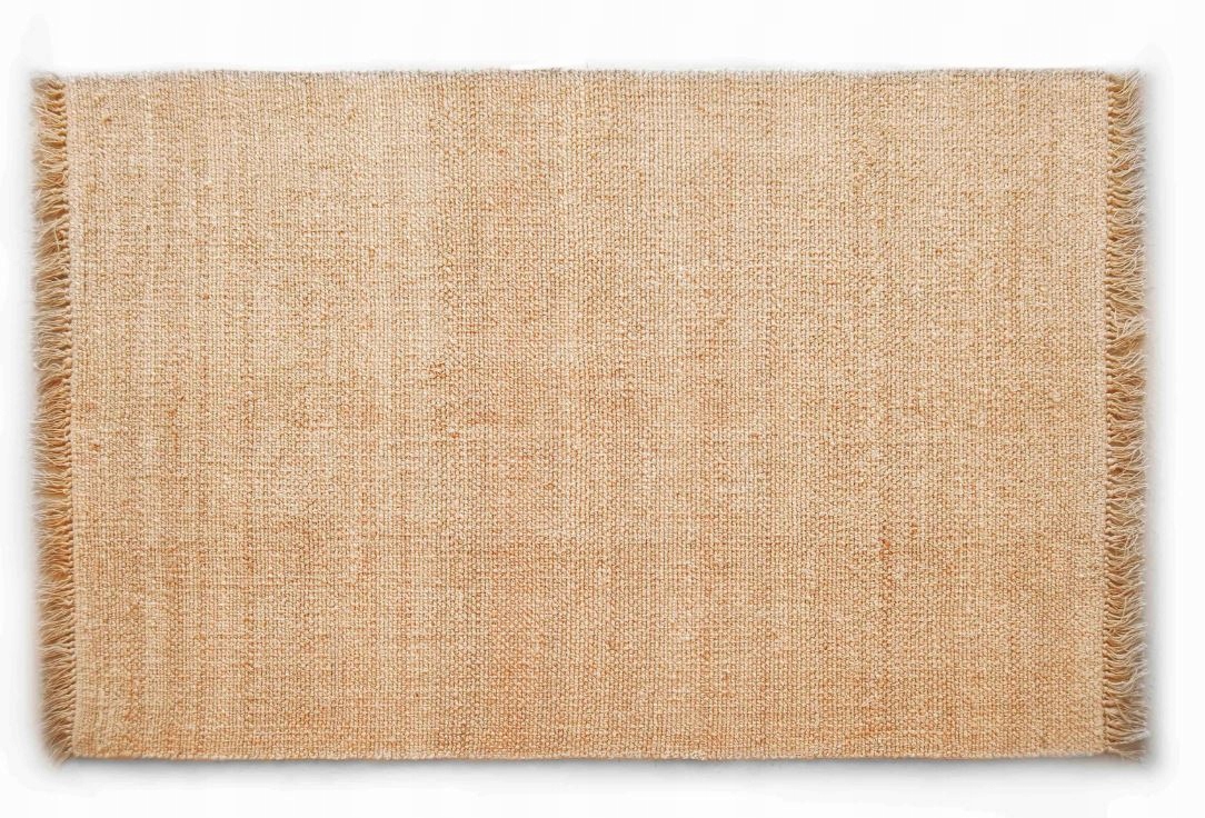 Parentesi Quadra Koberec z juty Aneko ručně pletený 60 x 90 cm s třásněmi