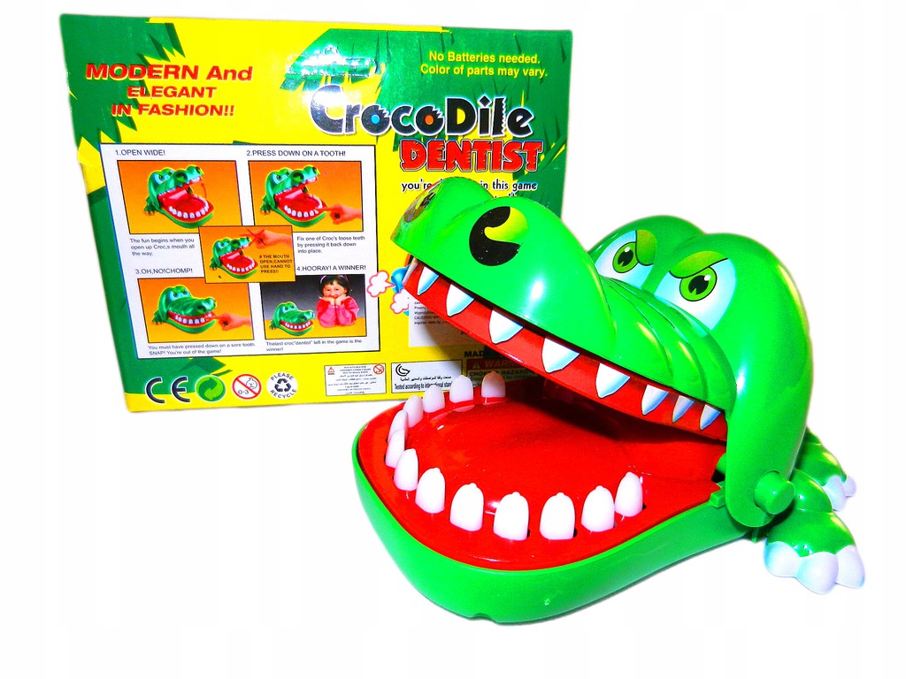 

duży Krokodyl u Dentysty gra Naciśnij chory Ząbek