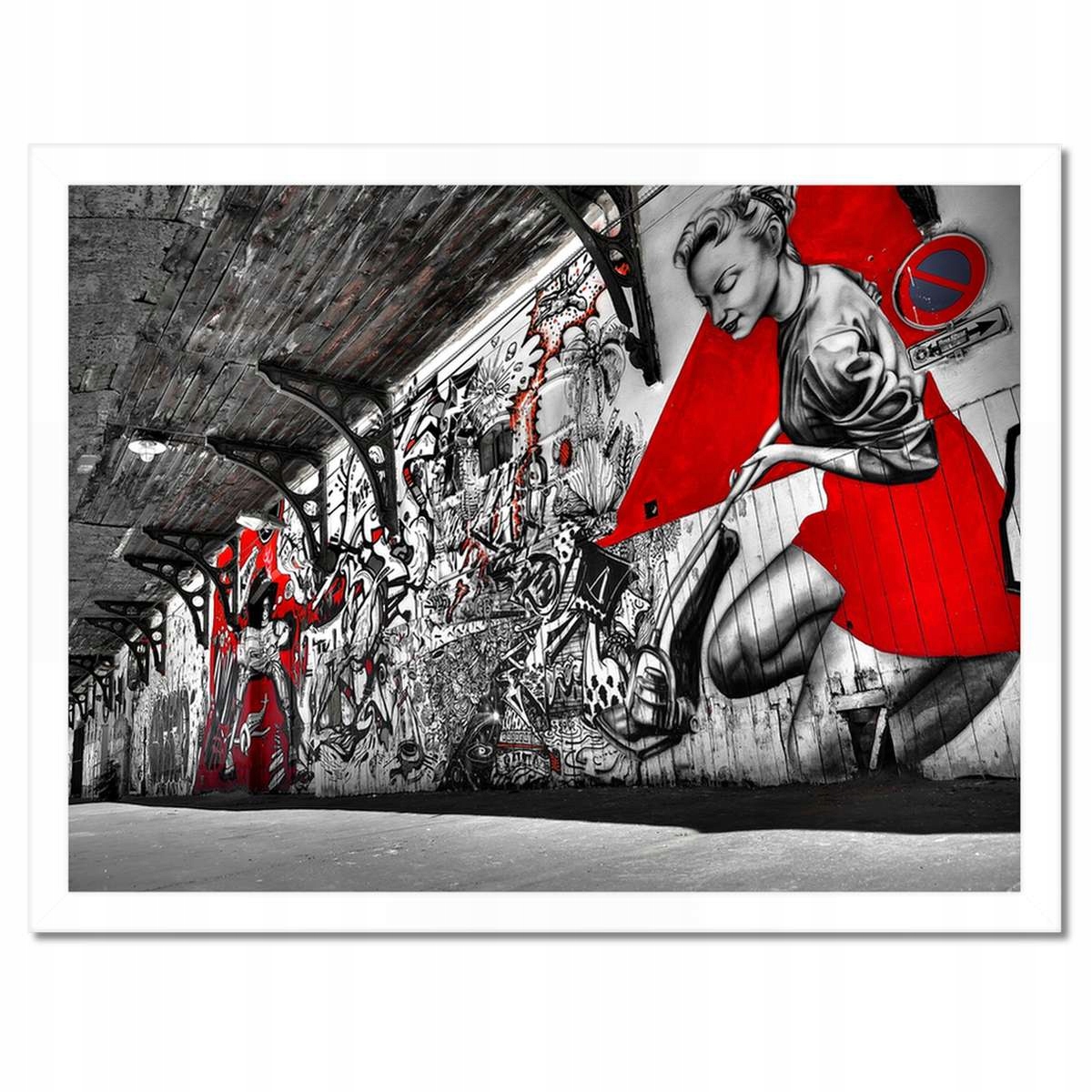 Plakáty v rámu 40x30 Grafiti Mládežnický motiv
