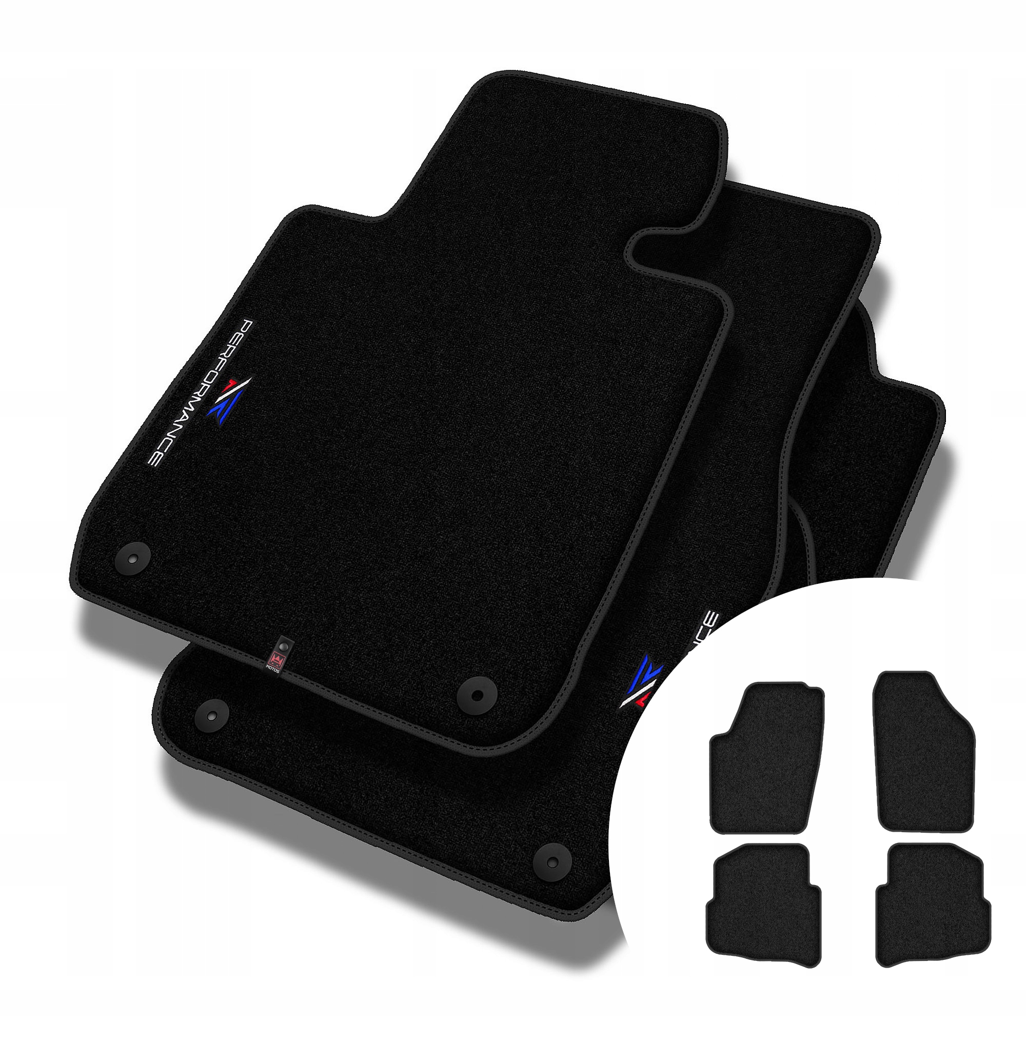 Velúrové koberčeky Performance Premium pre Volkswagen Polo IV 2002-2009