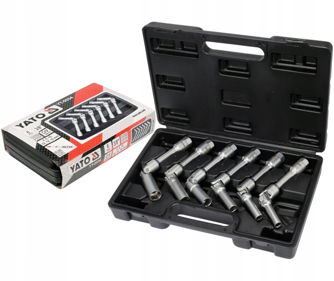 YATO YT-0534 НАБІР КЛЮЧІВ ДЛЯ СВІЧОК РОЗЖАРЮВАННЯ 6 ШТ.
