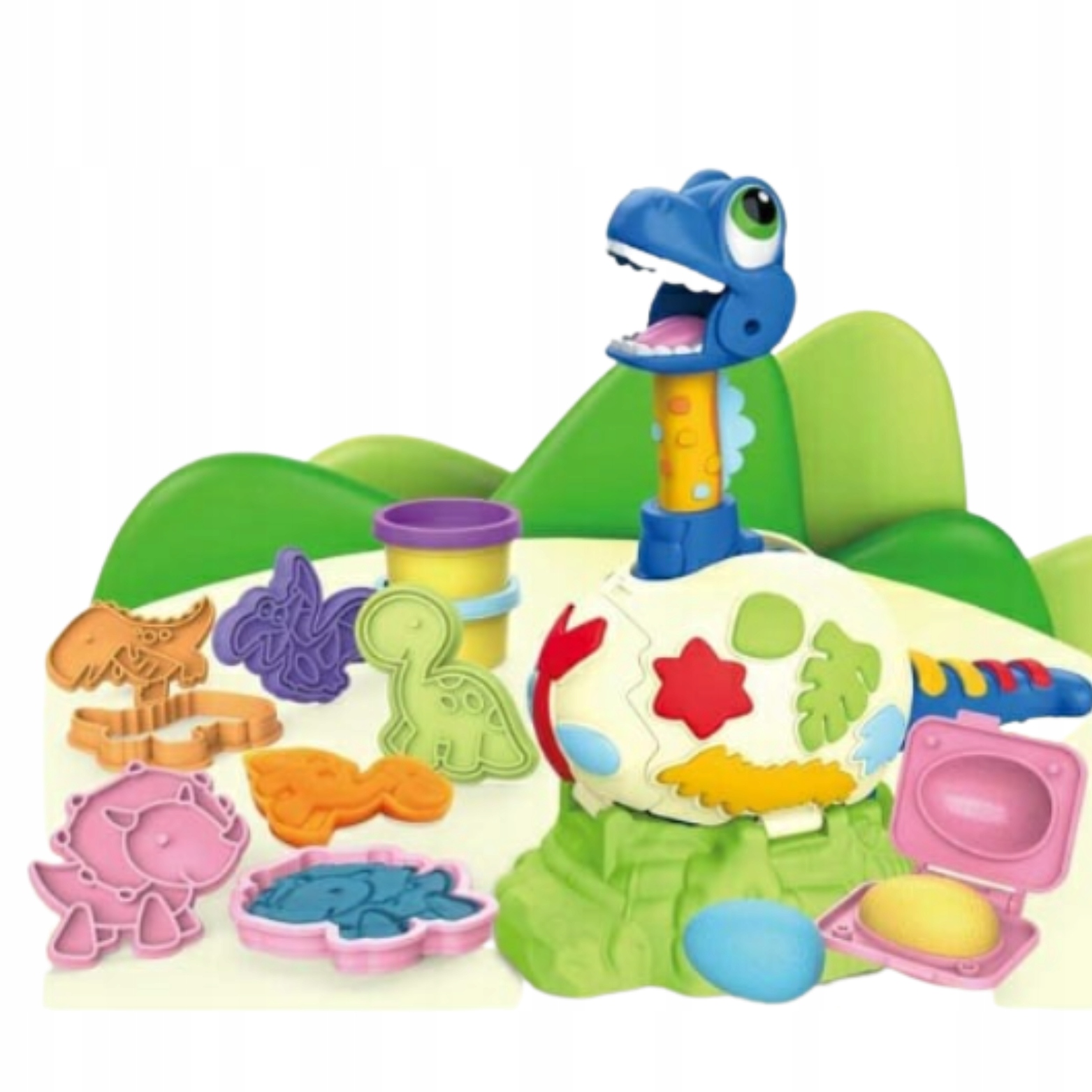 CIASTOLINA MASA PLASTYCZNA ZESTAW KREATYWNY CIASTO MAKARON FOREMKI GLINA Marka inna