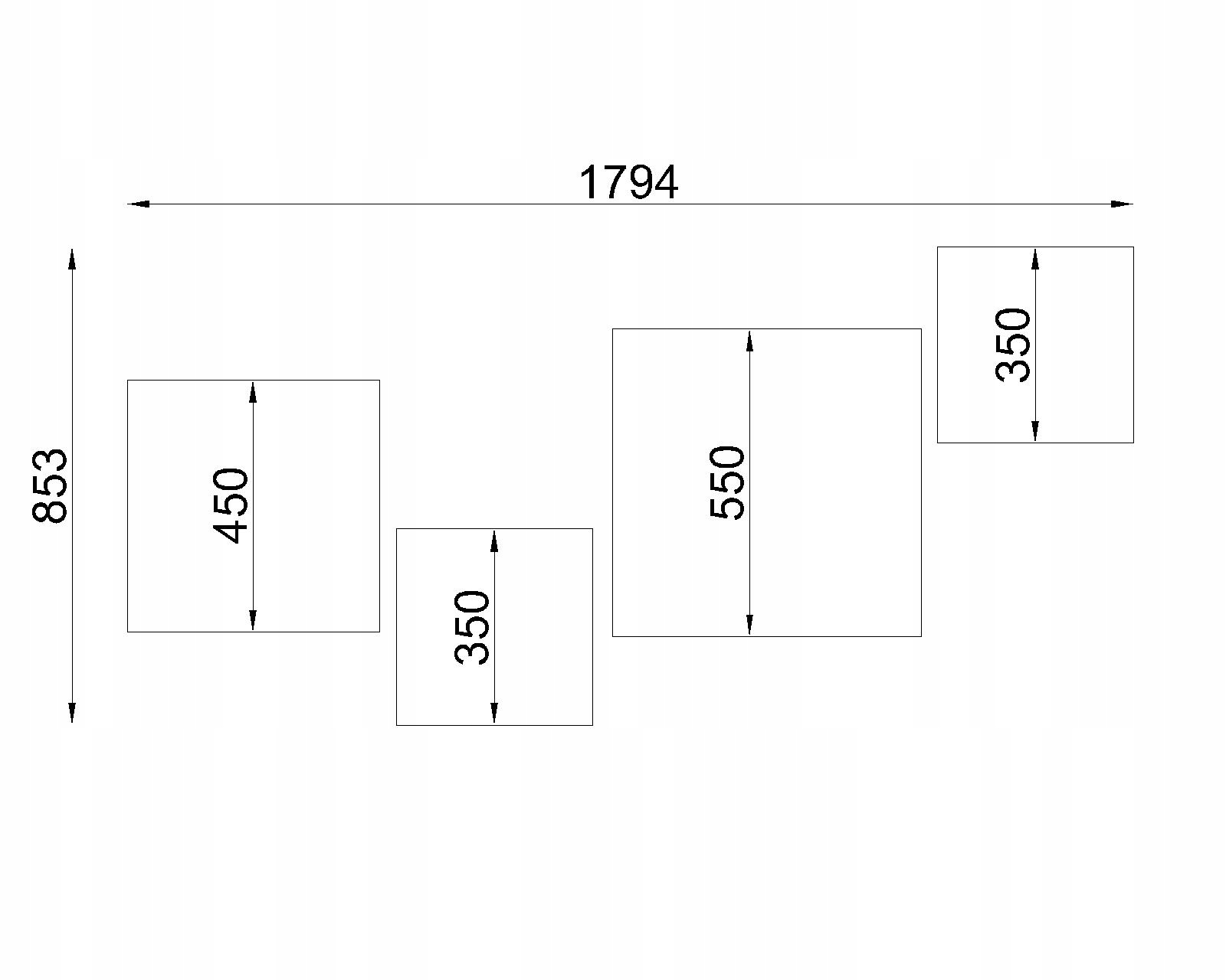 Plafon Sufit NAMCO 35 Biała Oprawa Kwadrat E27 LED Głębokość produktu 12 cm