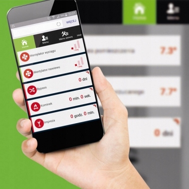 Rekuperator WANAS 350 H/3 z montażem 8% Rodzaj centrala