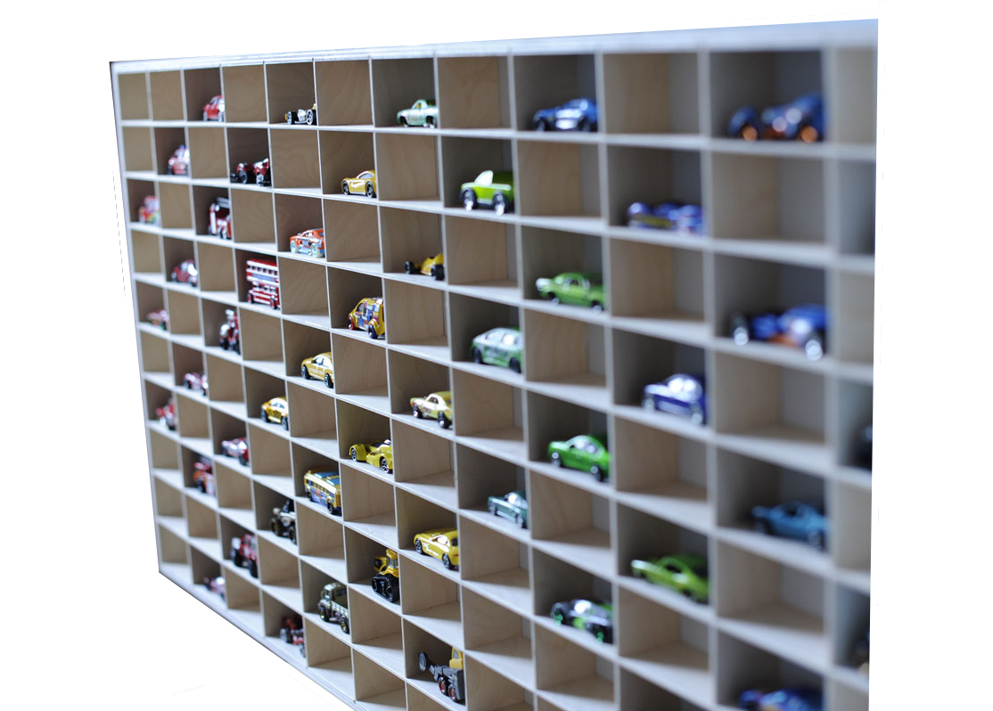 

Półka na Resoraki typu Hot Wheels / Garaż na Autka