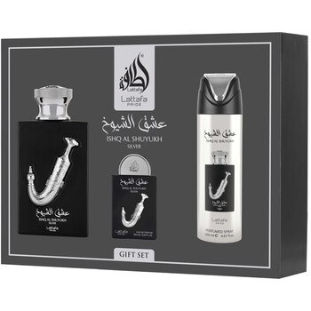 Ishq Al Shuyukh Silver Gift Set Edp 100 ml, deospray 200 ml a Edp 20 ml