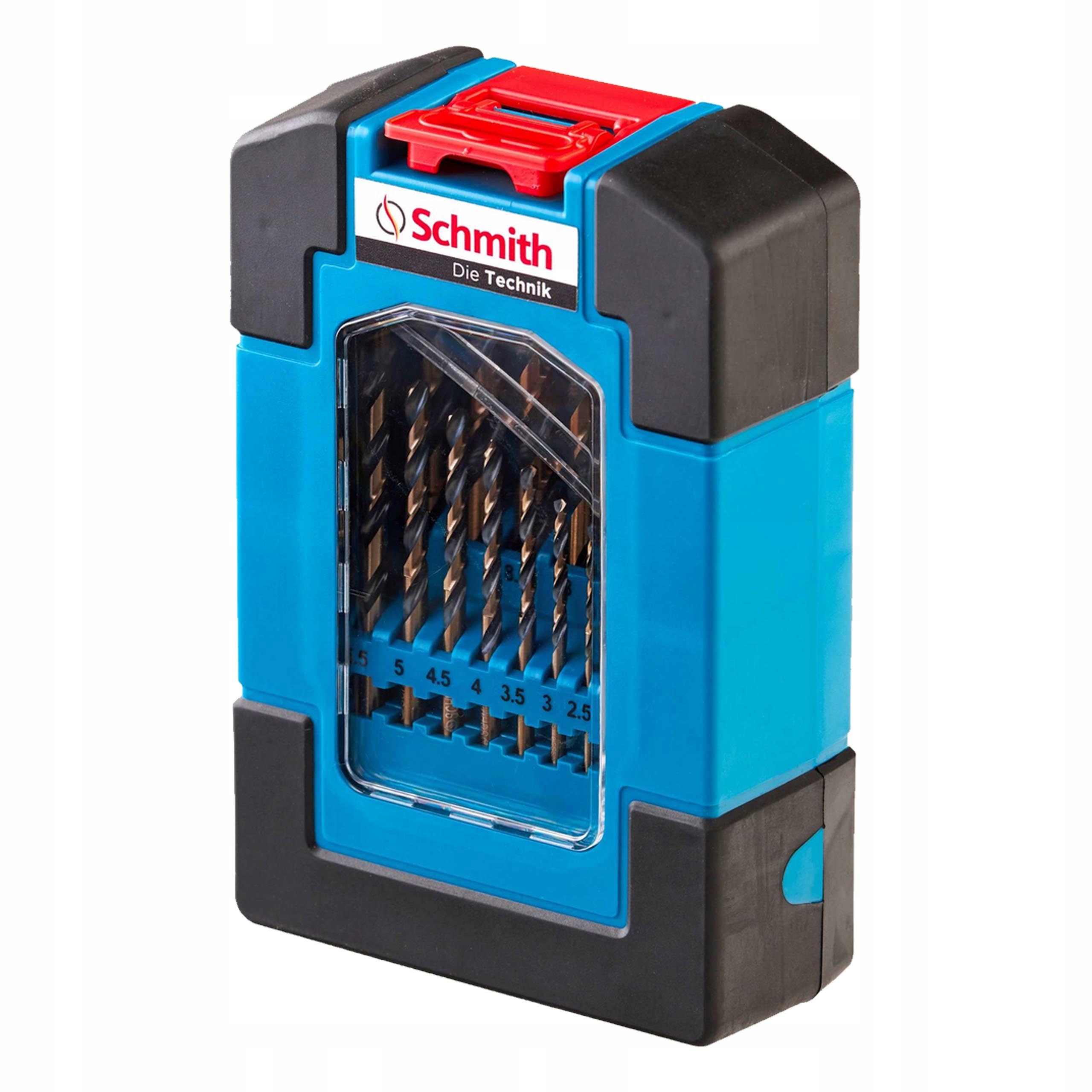

Komplet wierteł do metalu Hss Pro 19 szt Schmith