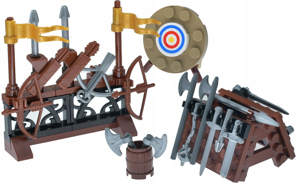 

Lego broń Castle zbrojownia miecz kusza łuk itp...
