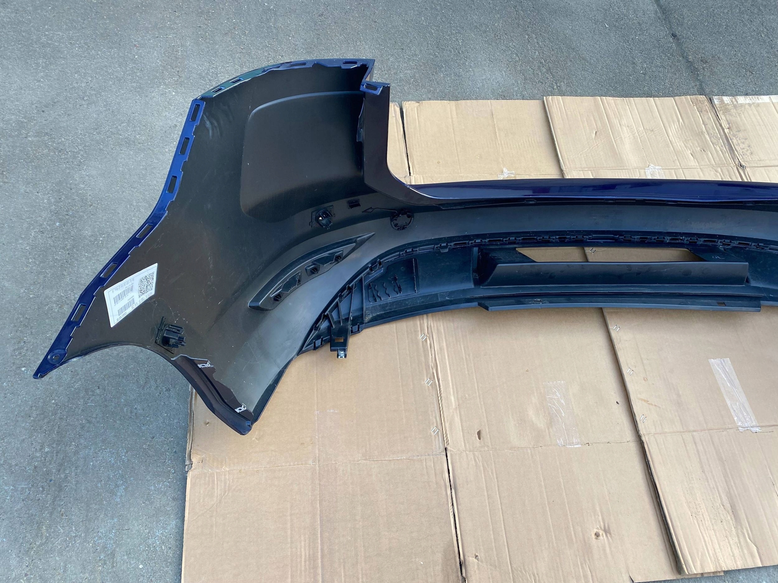 VW TOURAN III 5TA complete bumper rear part rear PDC LC5B