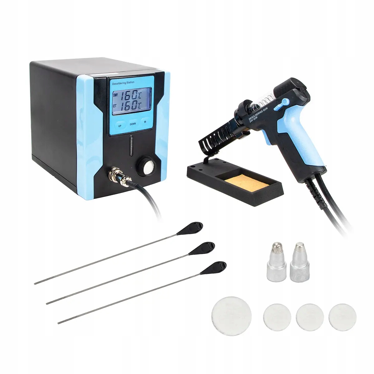 Stacja rozlutownicza ZD-8915 200W 90W 160-480°C ceramiczna grzałka 600mm Hg