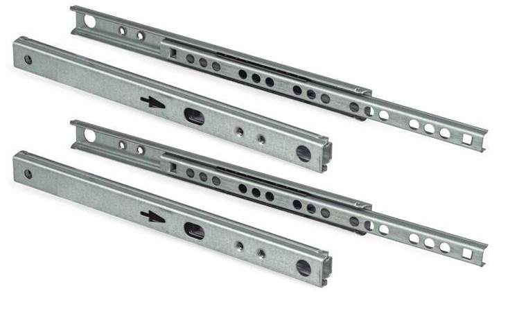 

2x Kpl Prowadnica Kulkowa Do Szuflad 17x278 L-278