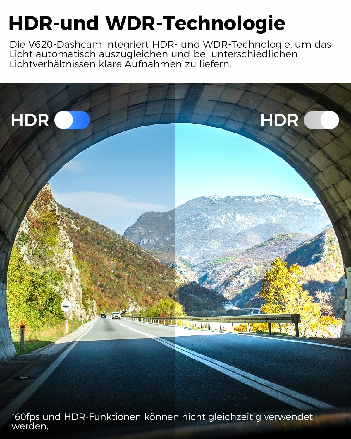 LINGDU V620 Kamera Samochodowa 4K 1080P WiFi GPS 64GB Karta SD 170° — miniatura 5