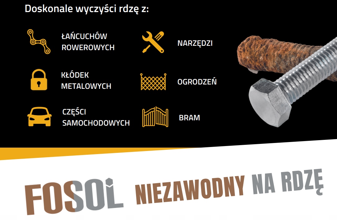 FOSOL Odrdzewiacz do stali i żeliwa 500 ml Dragon Producent Dragon