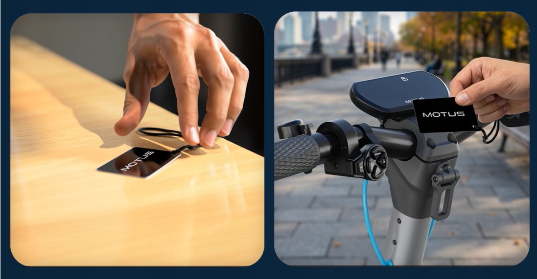Elektrinis paspirtukas Motus Scooty 10 Pro NFC programėle Tuya GPS 600 W 70 km
