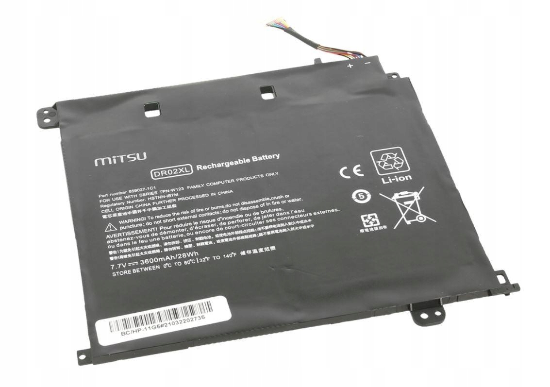 Bateria do Hp Chromebook 11 G5 3600 mAh 28 Wh 7.7V