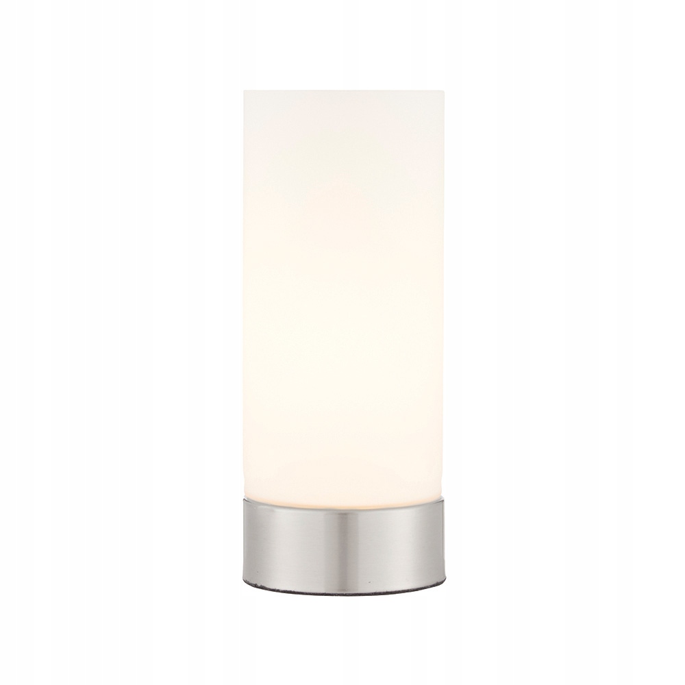 Stolní lampa Dara Endon niklová, dotyková, Usb, 1xE14 40W