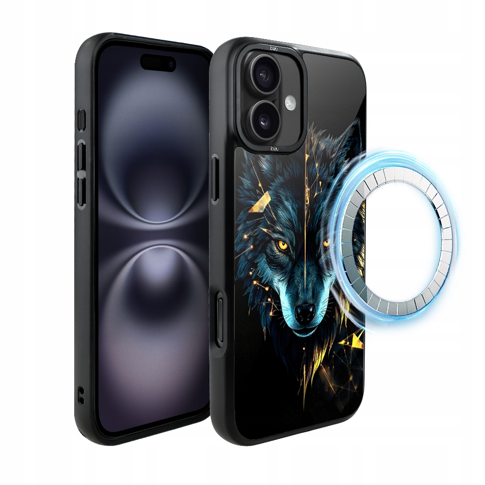 Pouzdro Ibizu DropGuard Matné pro iPhone 16 Plus s MagSafe, Wolf of Power