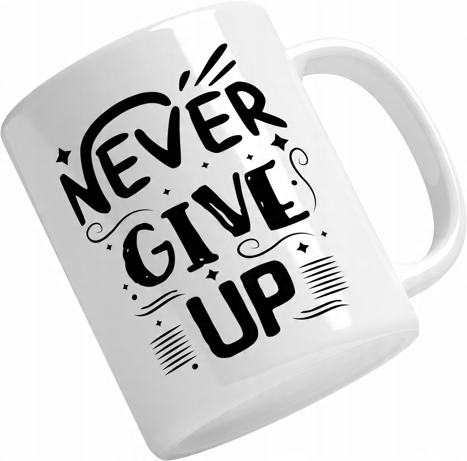 

Kubek 330 ML Never Give Up Upominek