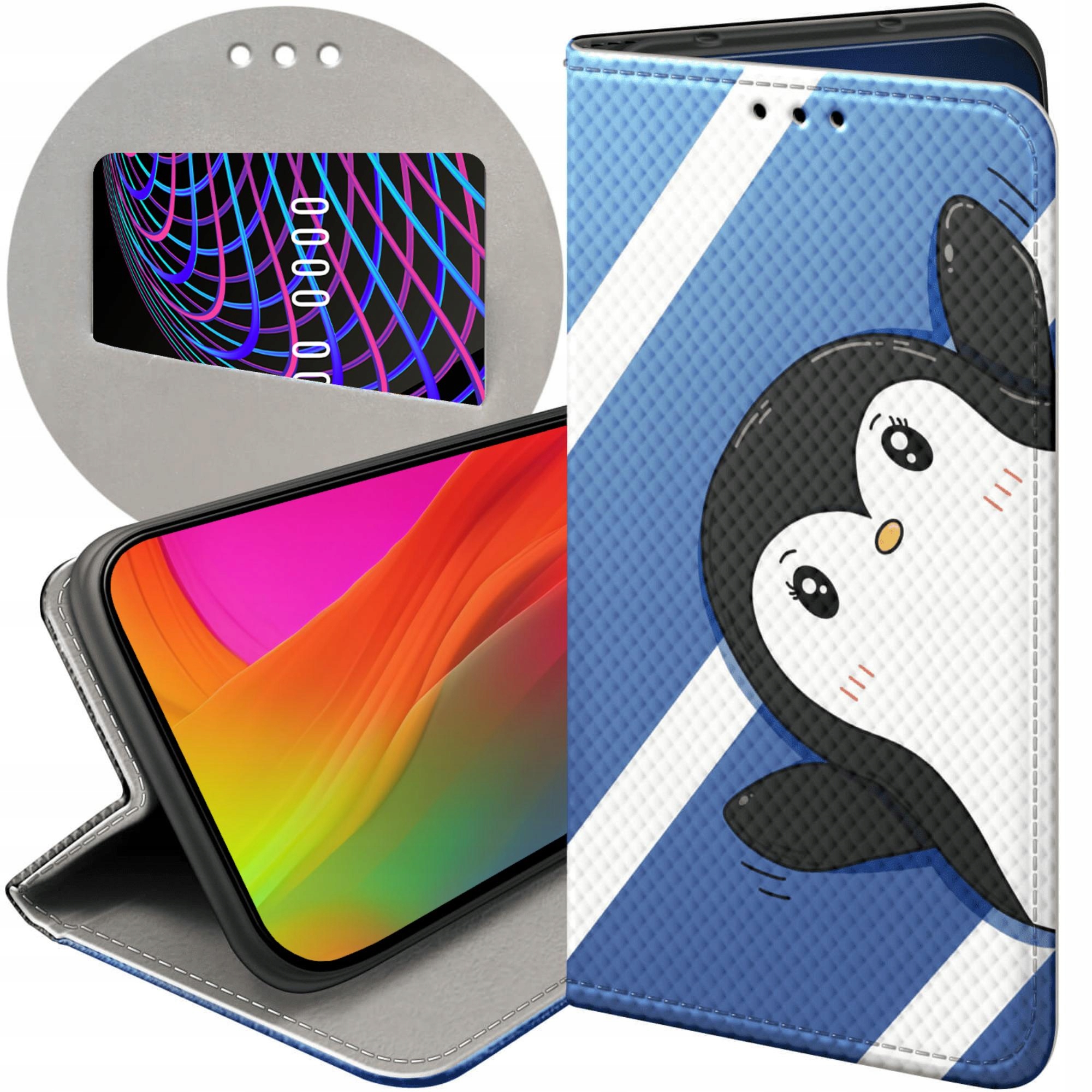 Etui Z Klapką Do Google Pixel 9 Pro XL Pingwinek Pingwin Happy Feet