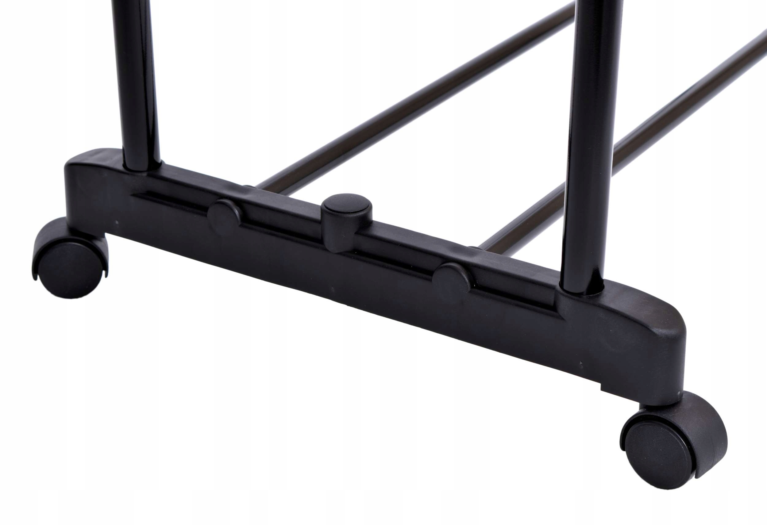 WIESZAK NA KÓŁKACH UBRANIA BUTY GARDEROBA STOJAK Materiał metal