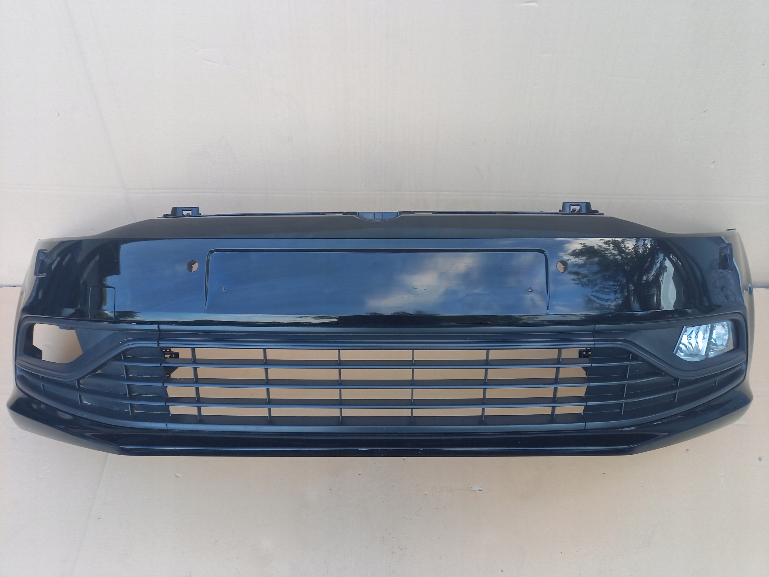 VW POLO LIFT 6C ZDERZAK PRZEDNI ATRAPA HALOGEN ORY 6C0807221 za 699 zł