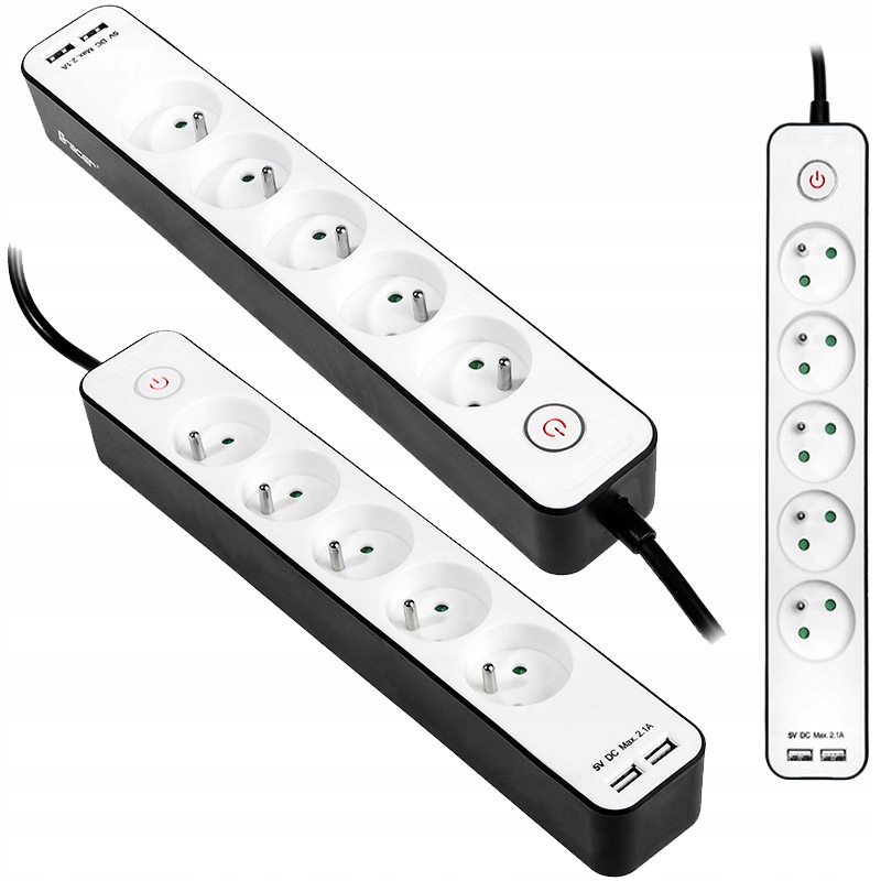 

Listwa Zasilająca Tracer Zebra 1.5m 2x Usb 2.1A
