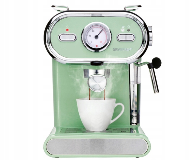 Kávovar kolbový SilverCrest Sem 1100, 1100 W, 15 bar
