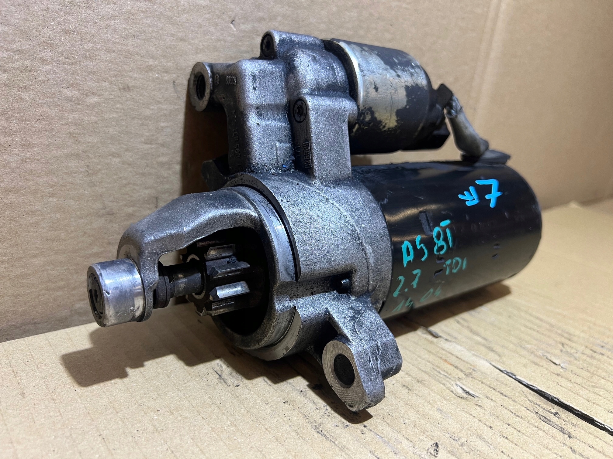 AUDI A5 8T 2.7 TDI Anlasser Starter 059911021C