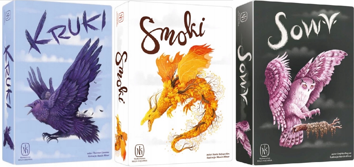 Kruki Smoki Sowy Gra planszowa Nasza Księgarnia