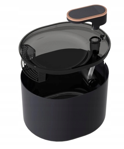 Levně Fontána pro kočky černá